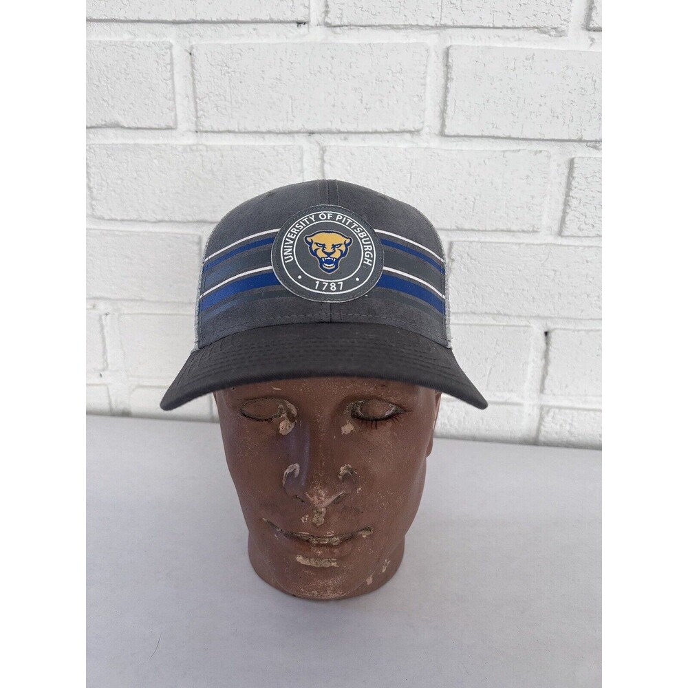 University Of Pittsburgh Snapback Hat Top Of The World Suede Front